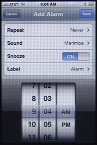 iPhone Alarm Clock