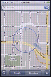 iPhone Maps Current Location