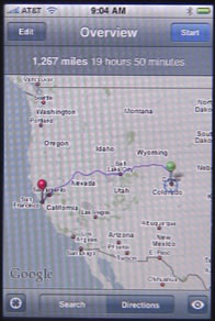 iPhone Maps Directions