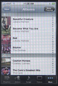 iPhone iPod Albums